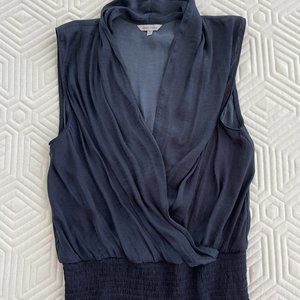 Naked Zebra Navy Top